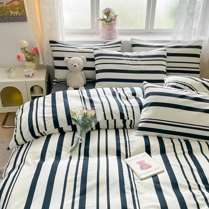 91家纺网 家纺一手货源 找家纺 芊寻家居 2024新款全棉13372花卉系列四件套 随意