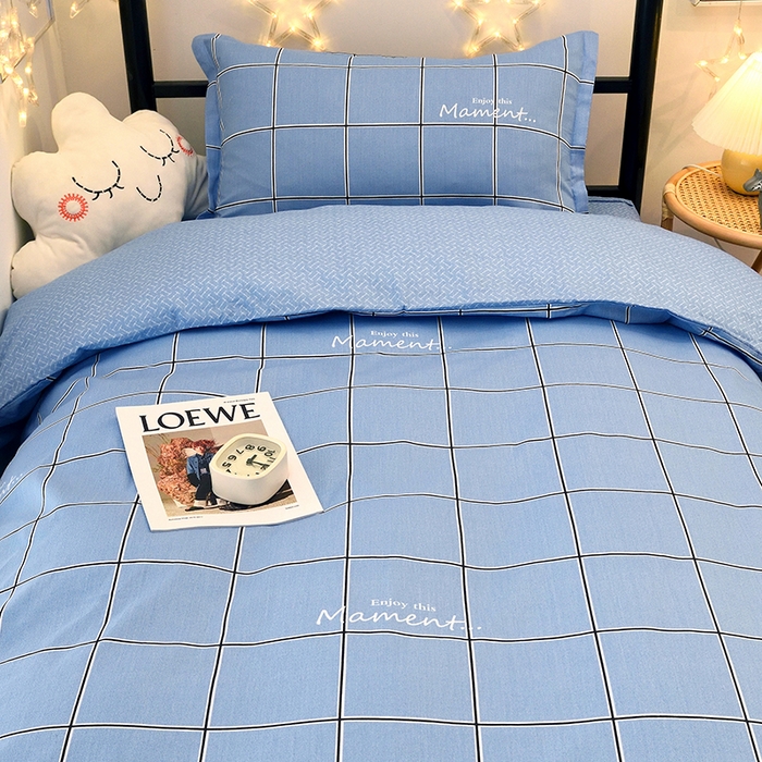 91家纺网 家纺一手货源 找家纺 天之爱2025纯棉三件套全棉13372三件套学生上下铺六件套（二）安吉拉