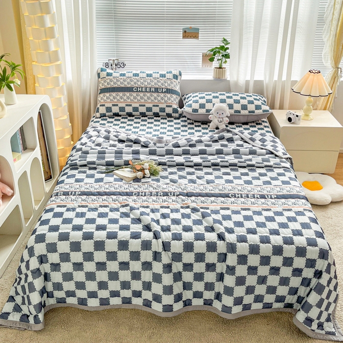 91家纺网 家纺一手货源 找家纺 福来临家纺 2025新款印花夏被 格调