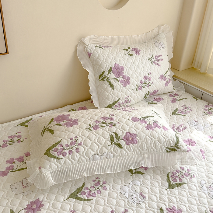 91家纺网 家纺一手货源 找家纺 冬然 2024新款全棉防滑榻榻米垫子炕垫纯棉床盖夹棉床单纯棉床单-招财猫