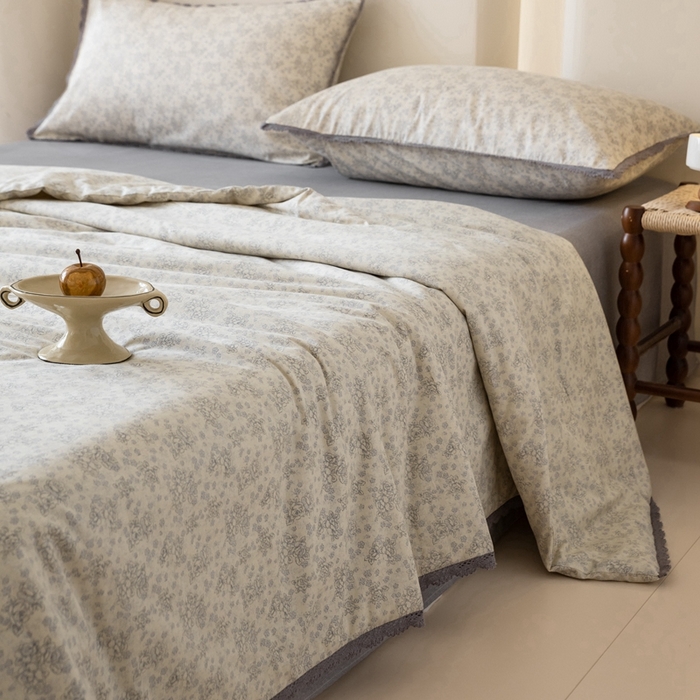 91家纺网 家纺一手货源 找家纺 梦依依 2025新款全棉大豆纤维被-风格二 枝上花