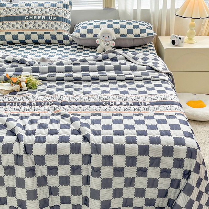 91家纺网 家纺一手货源 找家纺 福来临家纺 2025新款印花夏被 格调