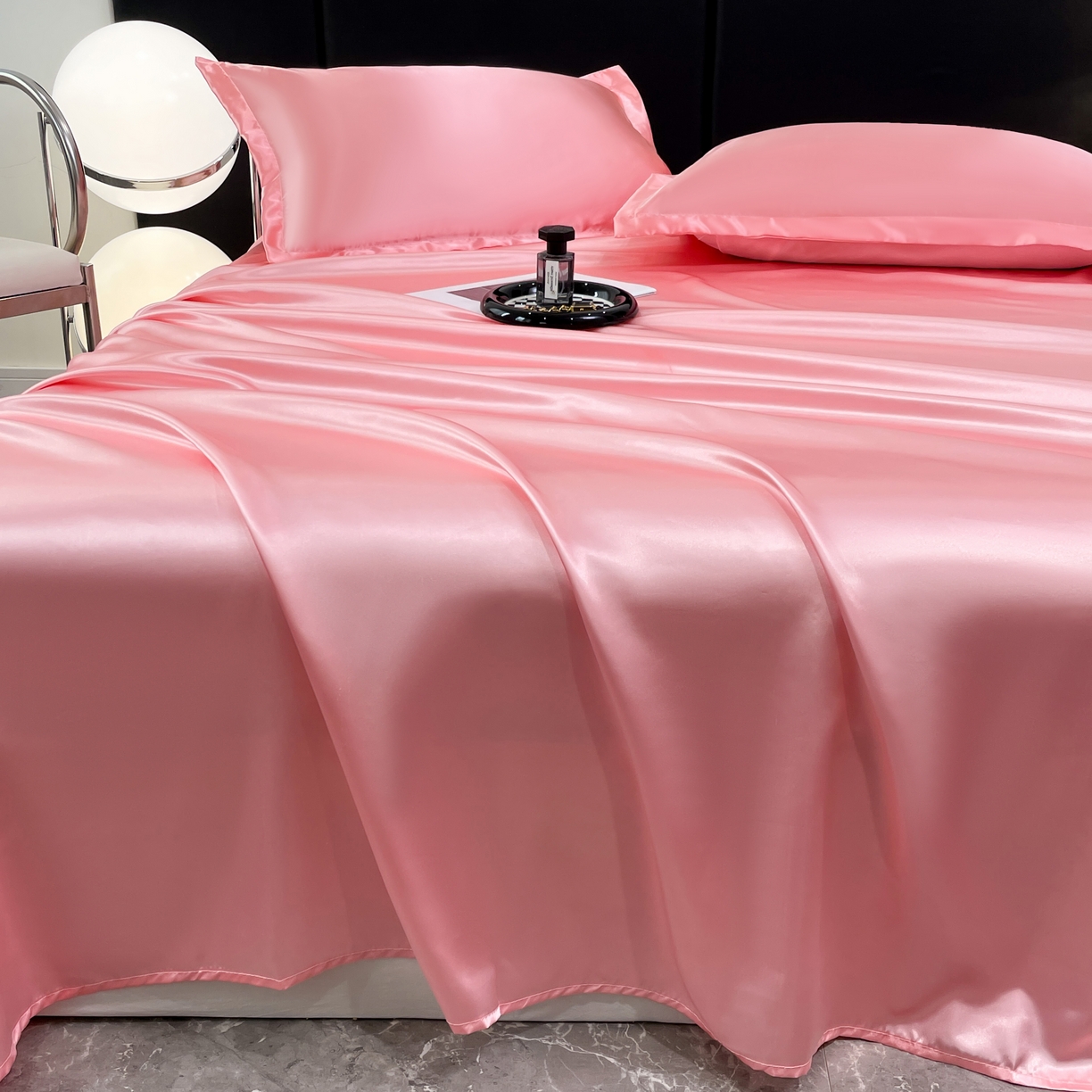 91家纺网 家纺一手货源 找家纺 梦舒羽 2025新款可水洗冰丝床垫保护罩防尘床单三件套 玉色