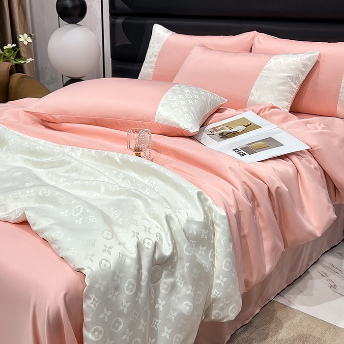 91家纺网 家纺一手货源 找家纺 （总）梦之岛 2024新款水洗真丝提花空调被夏被四件套-路易公主