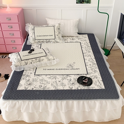 91家纺网 家纺一手货源 找家纺 （总）昔可家纺 2024新款床裙款乳胶席