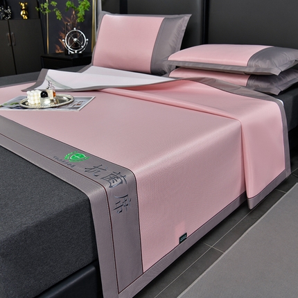 91家纺网 家纺一手货源 找家纺 （总）简一 2024新款A类抗菌冰丝席--床单款