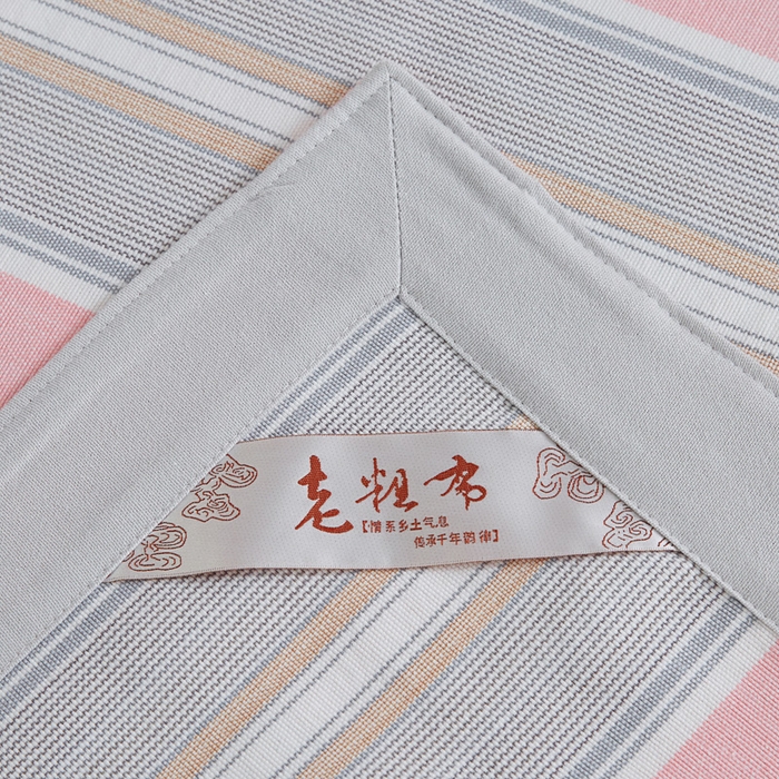 91家纺网 家纺一手货源 找家纺 金泰莱 2025新款加厚老粗布凉席三件套全棉老粗布床单纯棉床单软凉席 慈溪