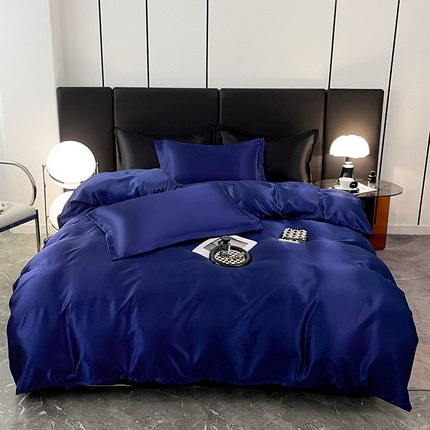 91家纺网 家纺一手货源 找家纺 （总）梦舒羽 2025新款可水洗冰丝被套床单枕套夏季四件套