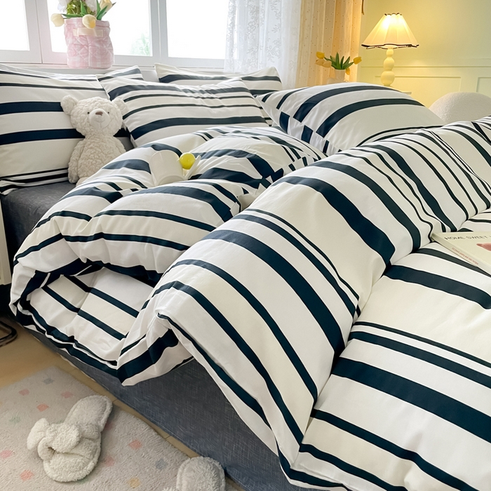 91家纺网 家纺一手货源 找家纺 芊寻家居 2024新款全棉13372花卉系列四件套 随意