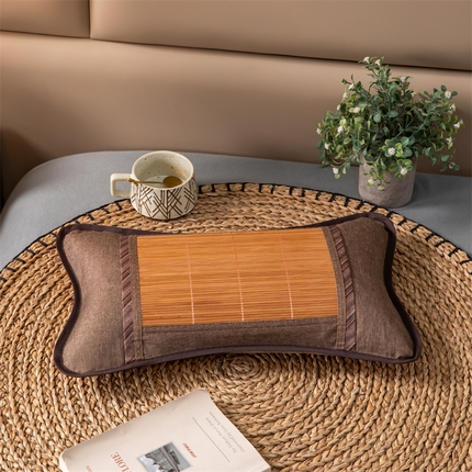 91家纺网 家纺一手货源 找家纺 （总）织布人 2024新款荞麦枕儿童学生成人夏季凉感冰藤茶叶枕全荞麦壳枕头枕芯 30*50cm/只