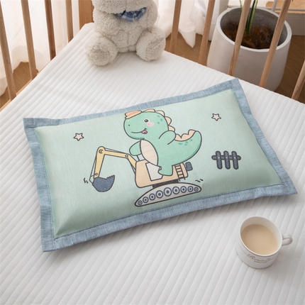 91家纺网 家纺一手货源 找家纺 （总）织布人 2024新款婴幼儿童0-6-12夏季冰丝凉感卡通荞麦枕学生枕头