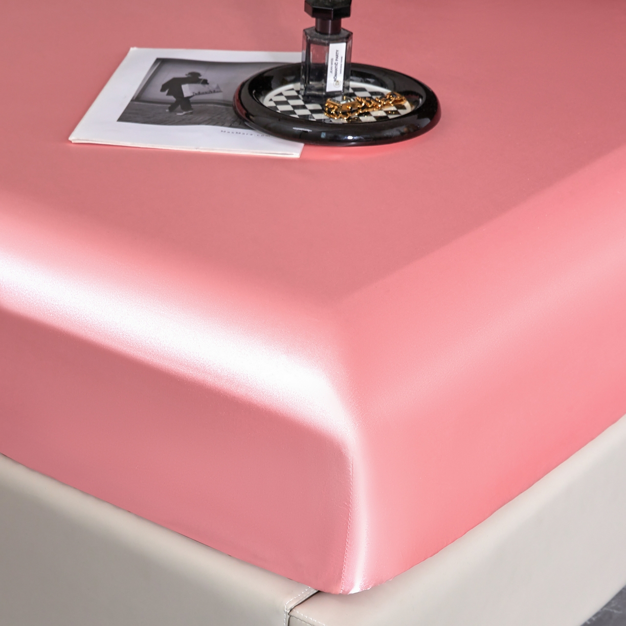 91家纺网 家纺一手货源 找家纺 （总）梦舒羽 2025新款可水洗冰丝床垫保护套床笠三件套