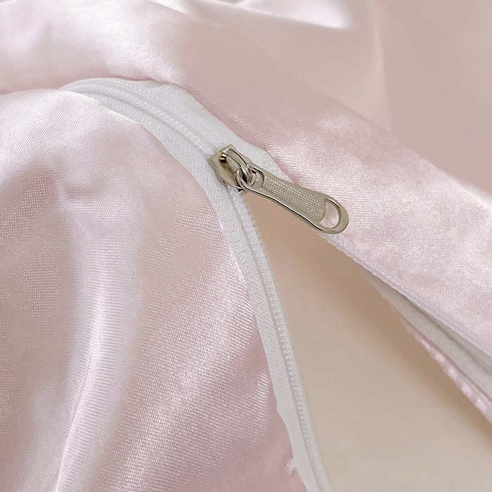 91家纺网 家纺一手货源 找家纺 梦舒羽 2025新款可水洗冰丝被套床单枕套夏季四件套 淡雅玉