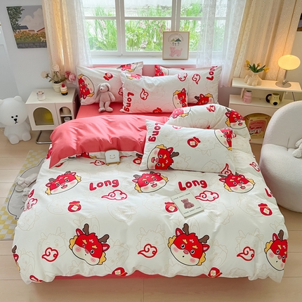 91家纺网 家纺一手货源 找家纺 （总）芊寻家居 2024新款全棉13372花卉系列四件套