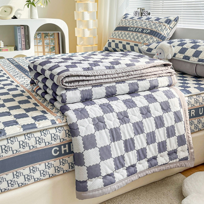 91家纺网 家纺一手货源 找家纺 福来临家纺 2025新款印花夏被 格调