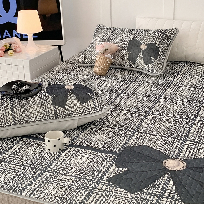 91家纺网 家纺一手货源 找家纺 昔可家纺 2024新款床笠款乳胶席 香香蝴蝶结