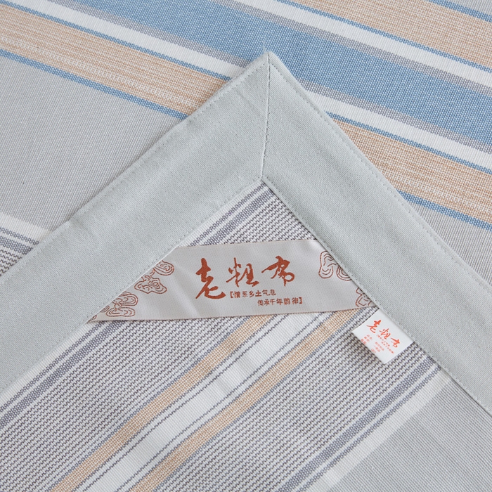 91家纺网 家纺一手货源 找家纺 金泰莱 2025新款加厚老粗布凉席三件套全棉老粗布床单纯棉床单软凉席 扶风