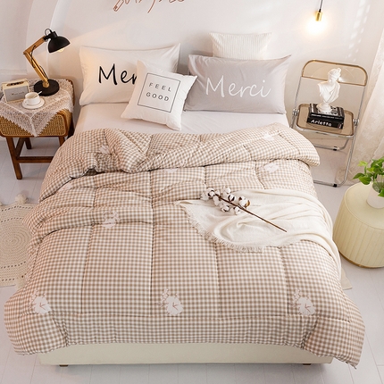 91家纺网 家纺一手货源 找家纺 （总）金泰莱 2025新款全棉纱布棉花被芯新疆棉花被冬被春秋被子