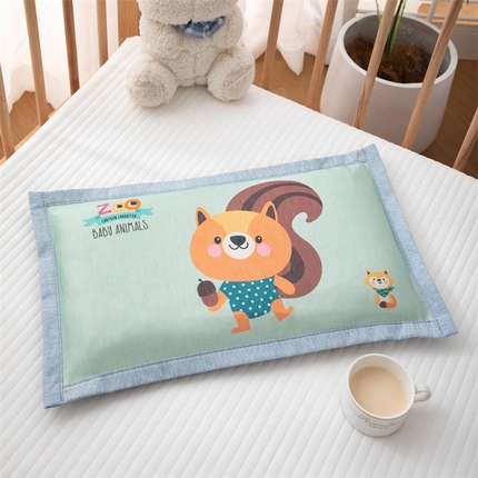 91家纺网 家纺一手货源 找家纺 （总）织布人 2024新款婴幼儿童0-6-12夏季冰丝凉感卡通荞麦枕学生枕头