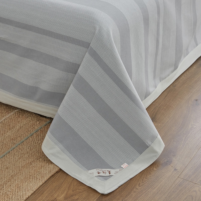 91家纺网 家纺一手货源 找家纺 金泰莱 2025新款加厚老粗布凉席三件套全棉老粗布床单纯棉床单软凉席 姑苏