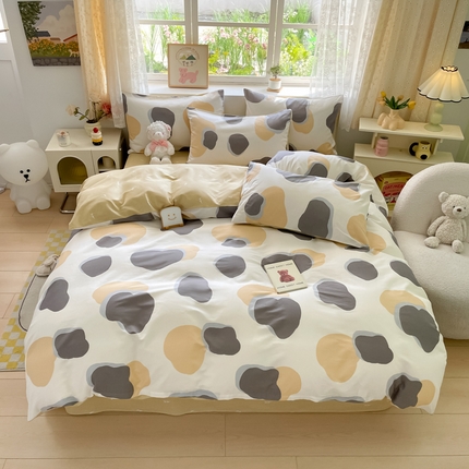 芊寻家居 2024新款全棉13372花卉系列四件套 简约