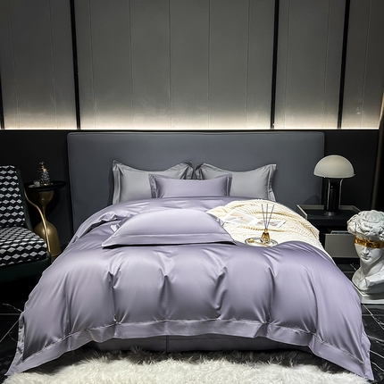 91家纺网 家纺一手货源 找家纺 （总）淼铭家纺-2025新款长绒棉埋绳工艺四件套--春熙系列