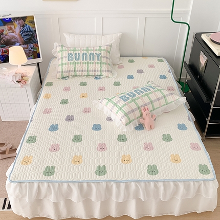 91家纺网 家纺一手货源 找家纺 （总）昔可家纺 2024新款床裙款乳胶席