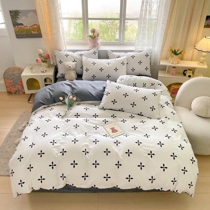 91家纺网 家纺一手货源 找家纺 （总）芊寻家居 2024新款全棉13372花卉系列四件套