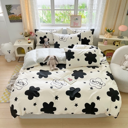 91家纺网 家纺一手货源 找家纺 （总）芊寻家居 2024新款全棉13372花卉系列四件套