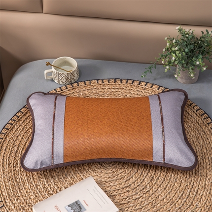 91家纺网 家纺一手货源 找家纺 （总）织布人 2024新款荞麦枕儿童学生成人夏季凉感冰藤茶叶枕全荞麦壳枕头枕芯 30*50cm/只