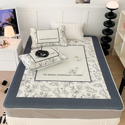 91家纺网 家纺一手货源 找家纺 昔可家纺 2024新款床笠款乳胶席 夏奈花园