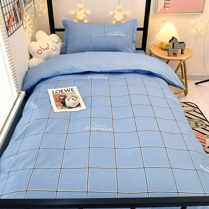 91家纺网 家纺一手货源 找家纺 天之爱2025纯棉三件套全棉13372三件套学生上下铺六件套（二）安吉拉