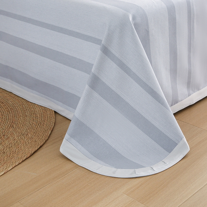 91家纺网 家纺一手货源 找家纺 金泰莱 2025新款加厚老粗布凉席三件套全棉老粗布床单纯棉床单软凉席 乐平