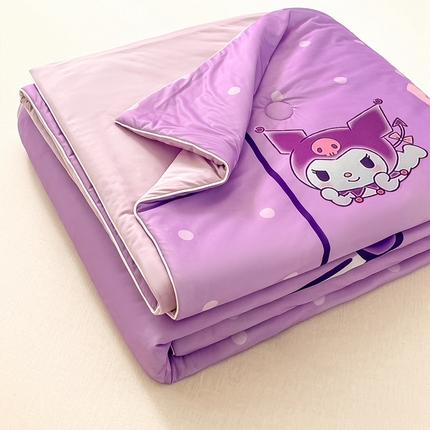 91家纺网 家纺一手货源 找家纺 （总）博雅 2024新款三丽鸥凉感丝凉席夏被套件