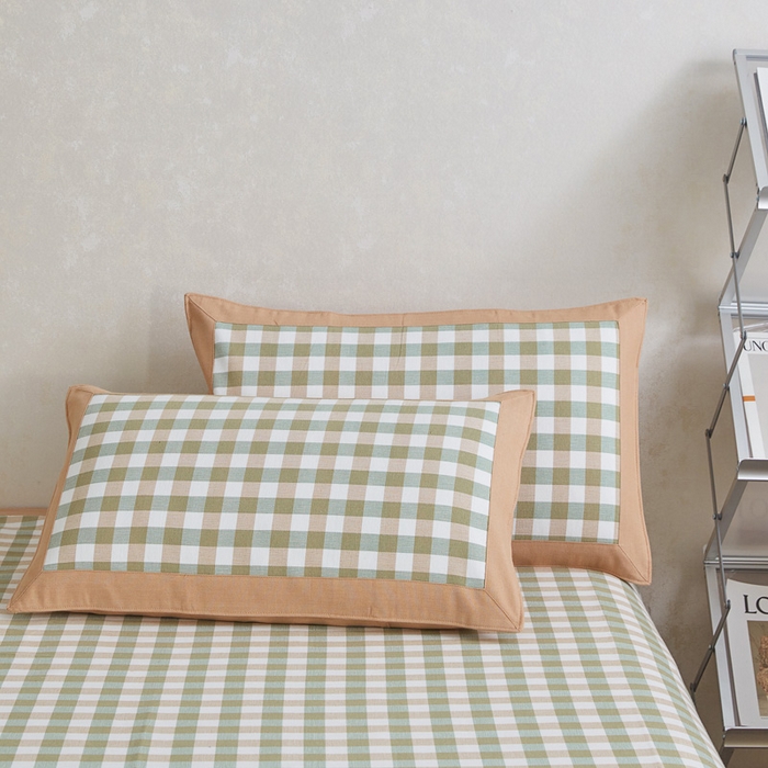 91家纺网 家纺一手货源 找家纺 金泰莱 2025新款加厚老粗布凉席三件套全棉老粗布床单纯棉床单软凉席 未央