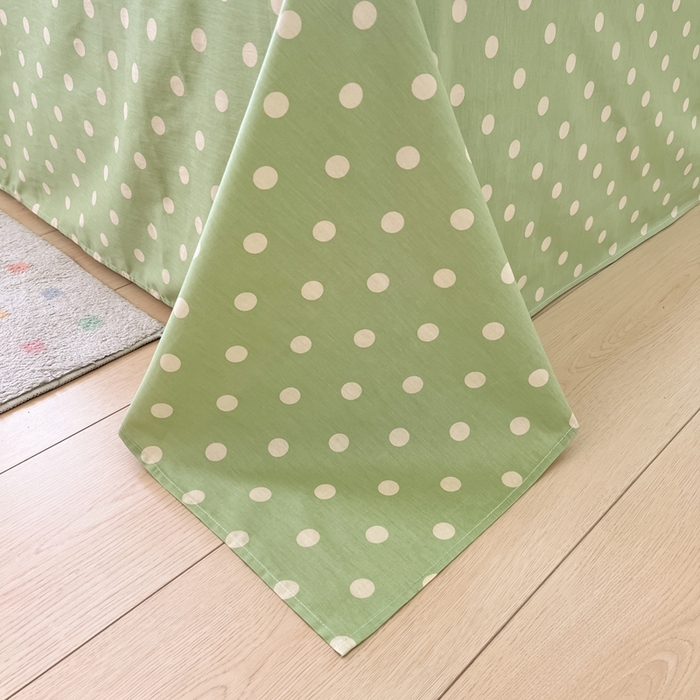 91家纺网 家纺一手货源 找家纺 芊寻家居 2024新款全棉13372花卉系列四件套 恐龙点点