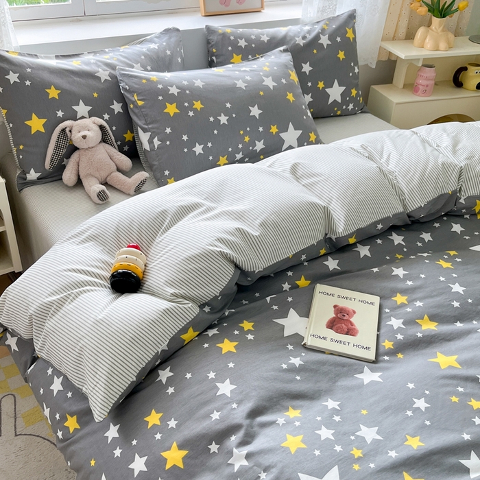 91家纺网 家纺一手货源 找家纺 芊寻家居 2024新款全棉13372花卉系列四件套 璀璨