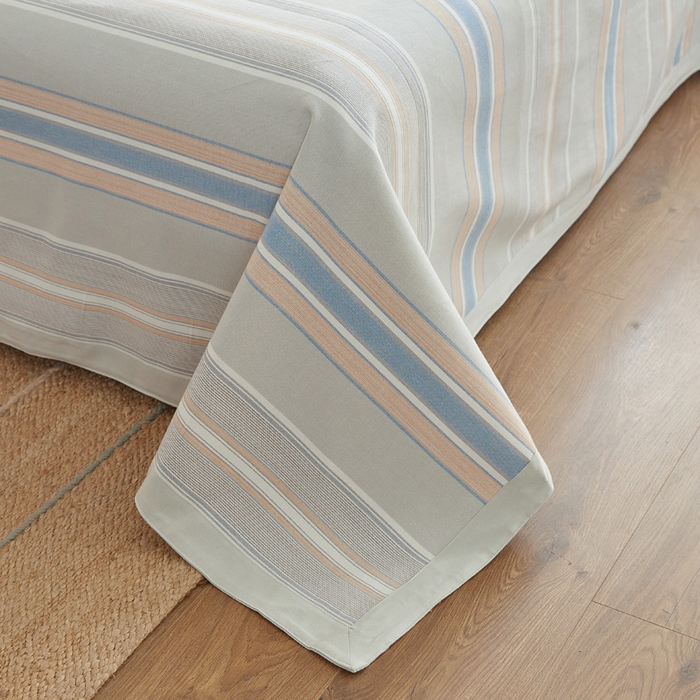 91家纺网 家纺一手货源 找家纺 金泰莱 2025新款加厚老粗布凉席三件套全棉老粗布床单纯棉床单软凉席 扶风