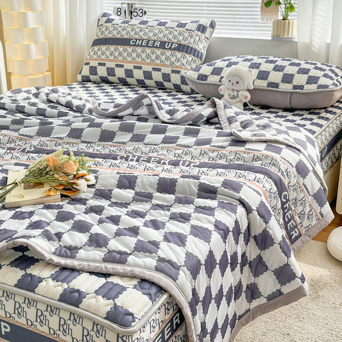 91家纺网 家纺一手货源 找家纺 福来临家纺 2025新款印花夏被 格调