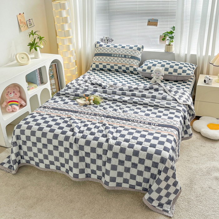 91家纺网 家纺一手货源 找家纺 福来临家纺 2025新款印花夏被 格调