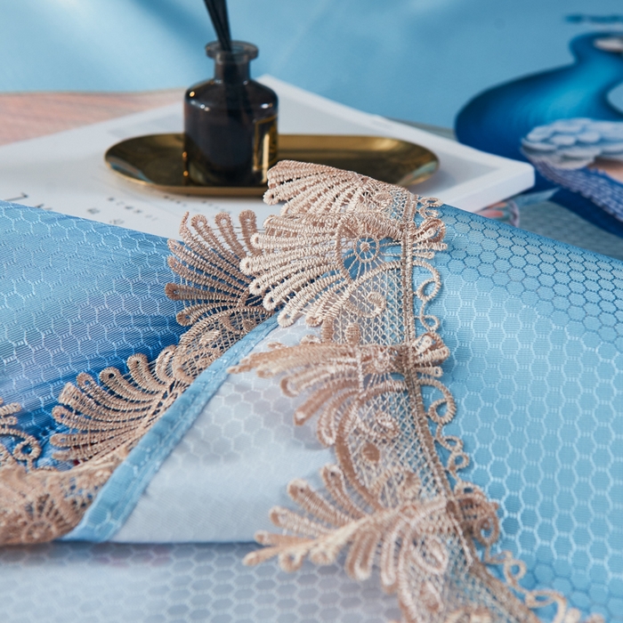 91家纺网 家纺一手货源 找家纺 大境 2024新款900d窝蜂冰丝凉席三件套 倾城之恋