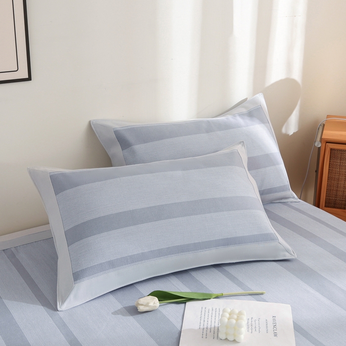 91家纺网 家纺一手货源 找家纺 金泰莱 2025新款加厚老粗布凉席三件套全棉老粗布床单纯棉床单软凉席 乐平