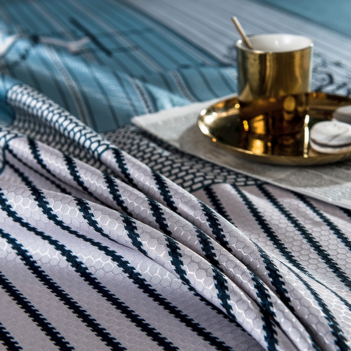 91家纺网 家纺一手货源 找家纺 大境 2024新款900d窝蜂冰丝凉席三件套 浪漫仲夏