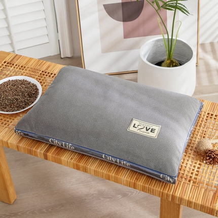 91家纺网 家纺一手货源 找家纺 （总）织布人 2024新款荞麦枕立体鹿皮绒全荞麦壳枕头学生成人家用护颈枕芯 35x55cm/只 