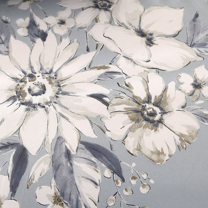 91家纺网 家纺一手货源 找家纺 梦莱斯 2024新款拼角宽边水洗天丝夏被四件套 花悦吟兰