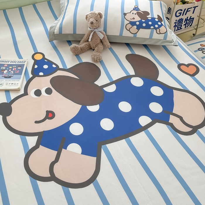 91家纺网 家纺一手货源 找家纺 川悦生活 2024新款碳光冰丝席 阿苏小狗