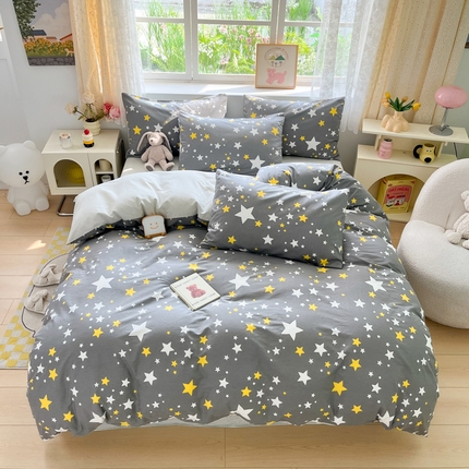 芊寻家居 2024新款全棉13372花卉系列四件套 璀璨