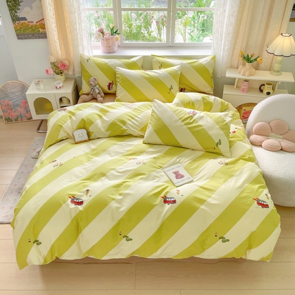 91家纺网 家纺一手货源 找家纺 （总）芊寻家居 2024新款全棉13372花卉系列四件套