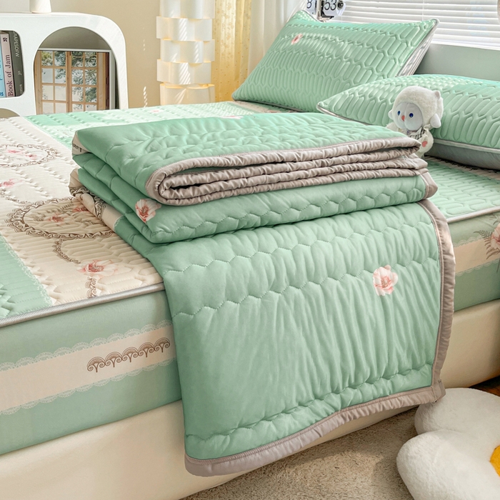 91家纺网 家纺一手货源 找家纺 福来临家纺 2026新款印花夏被 晨光