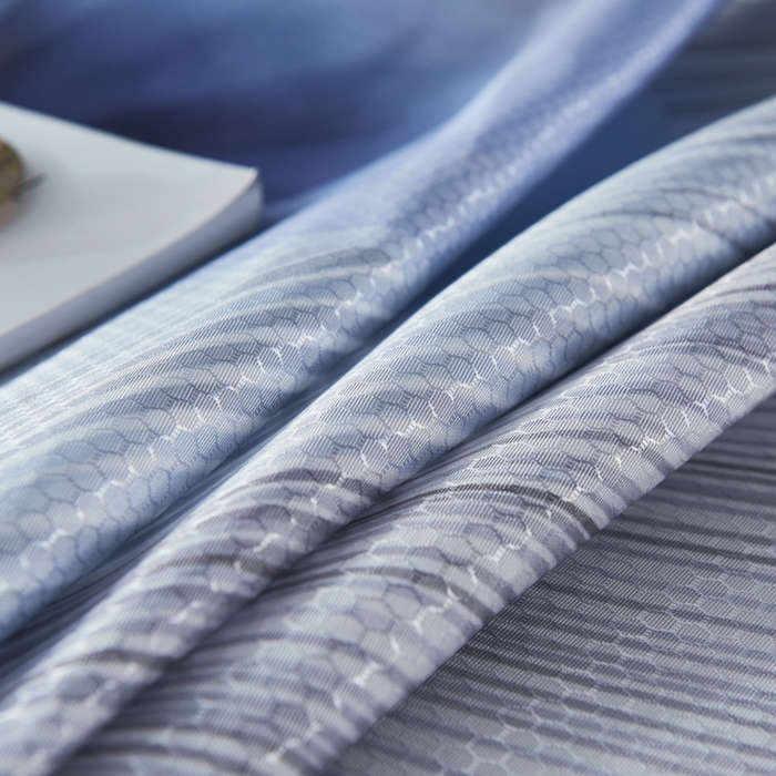 91家纺网 家纺一手货源 找家纺 大境 2024新款900d窝蜂冰丝凉席三件套 恋夏时光